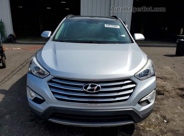 KM8SR4HF8GU157658 2016 HYUNDAI SANTA FE Silver Հետևի տեսք