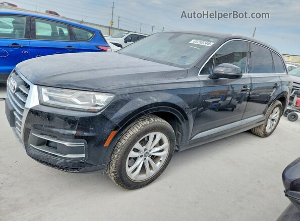 WA1LAAF77HD040255 2017 AUDI Q7 Black Trasero izquierdo