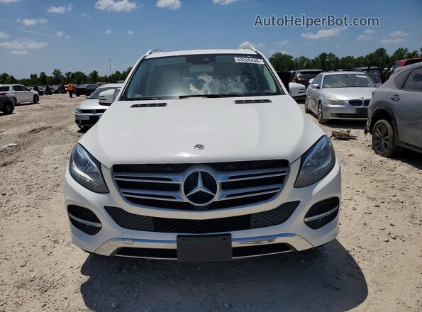 4JGDA5JB1JB048121 2018 MERCEDES-BENZ GLE White Widok z tyłu
