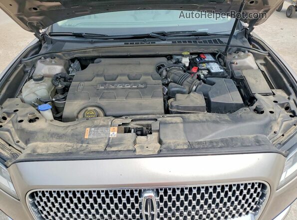 1LN6L9SKXK5602958 2019 LINCOLN CONTINENTA Gold Widok komory silnika