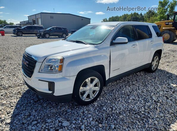 2GKALMEK8H6346639 2017 GMC TERRAIN White უკანა მარცხენა