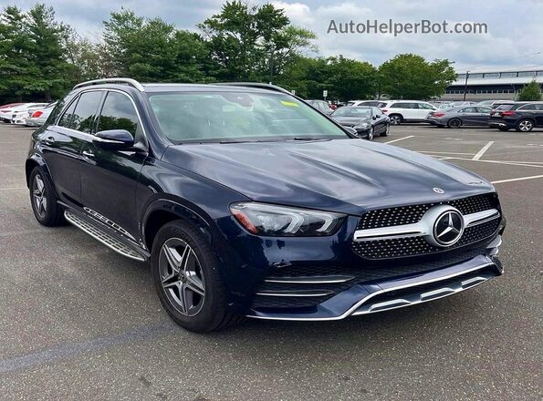 4JGFB4KBXLA209301 2020 MERCEDES-BENZ GLE Blue Задня ліва чверть