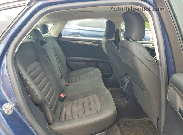 3FA6P0HD8JR179876 2018 FORD FUSION Blue Widok wnętrza z tyłu