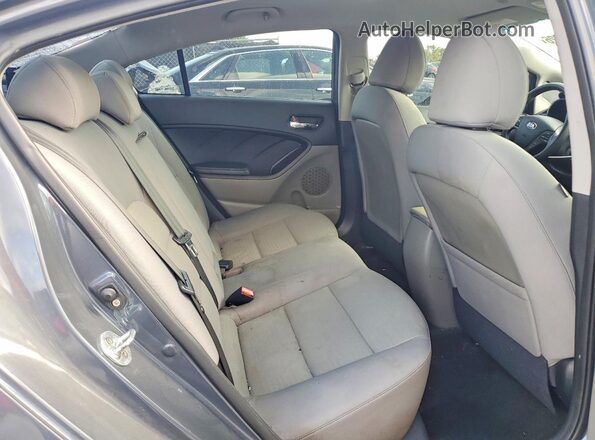KNAFX4A65G5537425 2016 KIA FORTE Gray Սալոնի հետևի տեսք