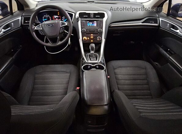 3FA6P0H70GR260664 2016 FORD FUSION Blue Widok zestawu wskaźników