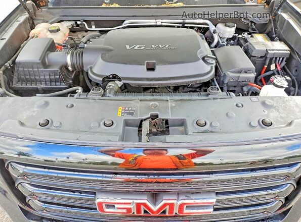 1GTG6CEN0K1308057 2019 GMC CANYON Black Вид підкапотного простору