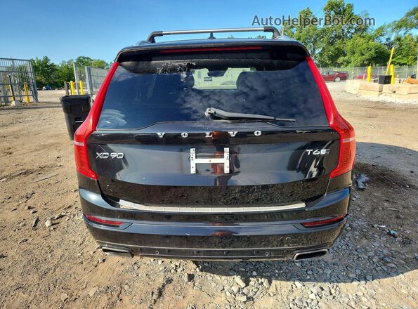 YV4A22PM7G1057946 2016 VOLVO XC90 Угольный Вид салона спереди