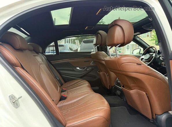 WDDUG8FB0HA304445 2017 MERCEDES-BENZ S Белый Вид сзади