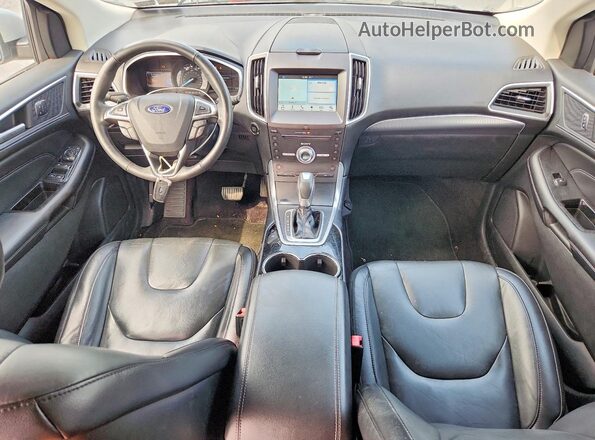 2FMPK3K93HBB59834 2017 FORD EDGE Silver Vista del cuadro de instrumentos