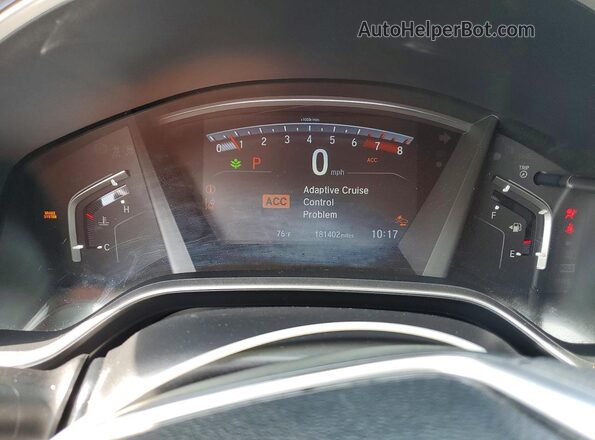 2HKRW2H52JH686712 2018 HONDA CR-V Silver Vista de los asientos traseros
