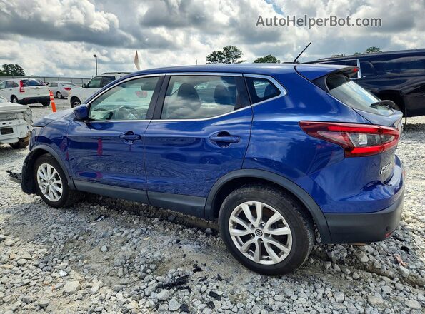 JN1BJ1AV7MW304700 2021 NISSAN ROGUE Blue Tył prawy