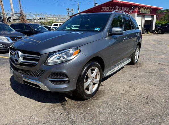 4JGDA5GB5KB218506 2019 MERCEDES-BENZ GLE-CLASS Gray Trasero izquierdo