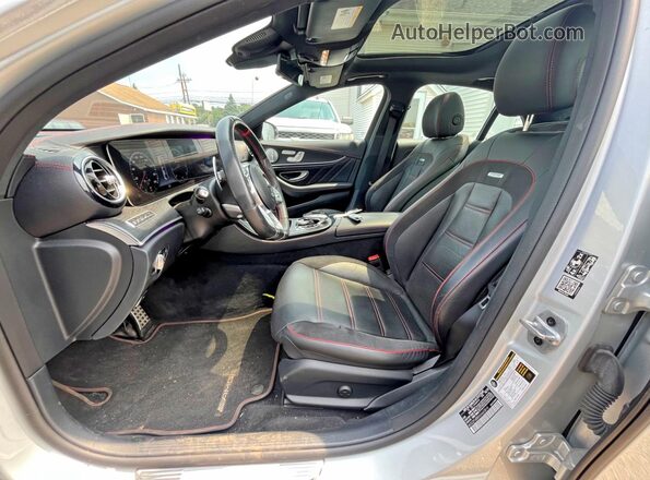 WDDZF6BBXKA663814 2019 MERCEDES-BENZ E-CLASS Silver Widok tylnych siedzeń