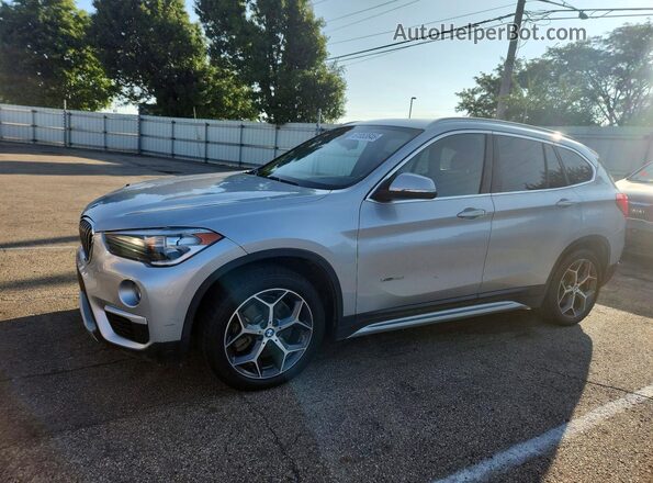WBXHT3C35J5K23482 2018 BMW X1 Серебряный Задняя левая четверть