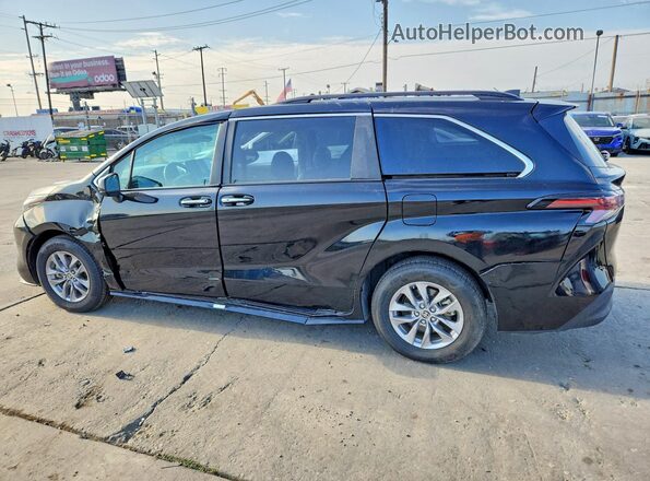 5TDYRKEC9RS215586 2024 TOYOTA SIENNA Black უკანა მარჯვენა