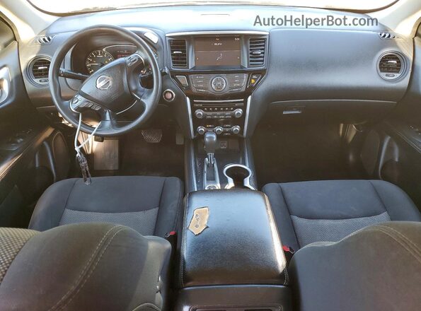 5N1DR2MM6KC588760 2019 NISSAN PATHFINDER Gray Vista del cuadro de instrumentos