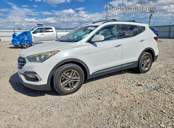 5NMZUDLB4HH032946 2017 HYUNDAI SANTA FE White Trasero izquierdo