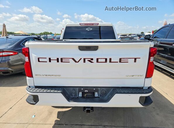 1GCRWBEK4MZ292832 2021 CHEVROLET SILVERADO White Սալոնի դիմացի տեսք