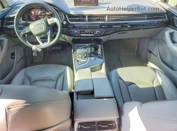 WA1VAAF72HD012419 2017 AUDI Q7 Black Instrument cluster view