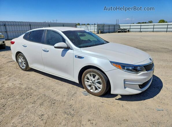 KNAGT4L34G5101006 2016 KIA OPTIMA White Вид спереду