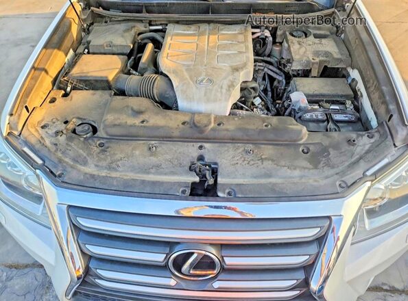 JTJBM7FX7G5138090 2016 LEXUS GX White VIN კოდის სტიკერის ხედი