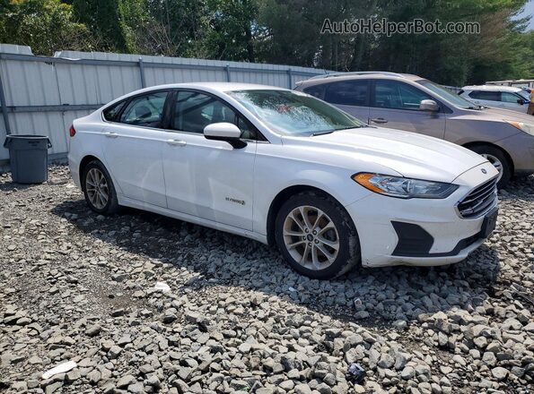 3FA6P0LU5KR158167 2019 FORD FUSION Белый Вид спереди