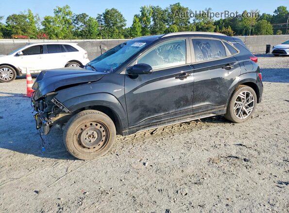 KM8K3CA37PU007438 2023 HYUNDAI KONA Black Հետևի ձախ
