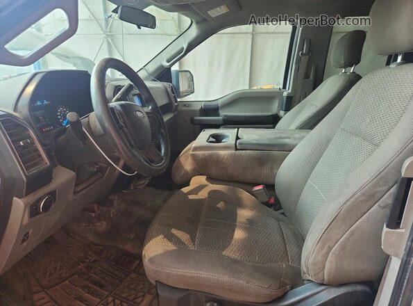 1FTEX1CPXJKD89610 2018 FORD F150 Белый Вид панели приборов