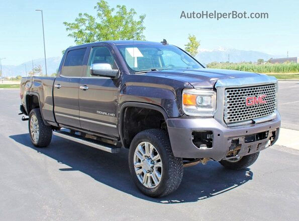 1GT12UEG7GF152425 2016 GMC SIERRA Gray Trasero izquierdo