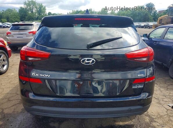 KM8J2CA49KU857605 2019 HYUNDAI TUCSON Black Widok wnętrza z przodu