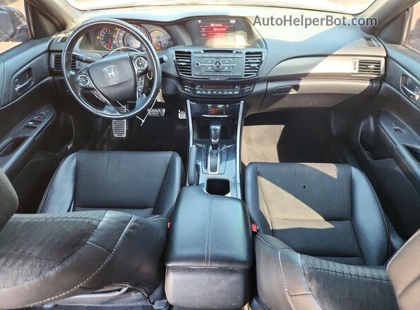 1HGCR2F65HA072295 2017 HONDA ACCORD Blue Vista del cuadro de instrumentos