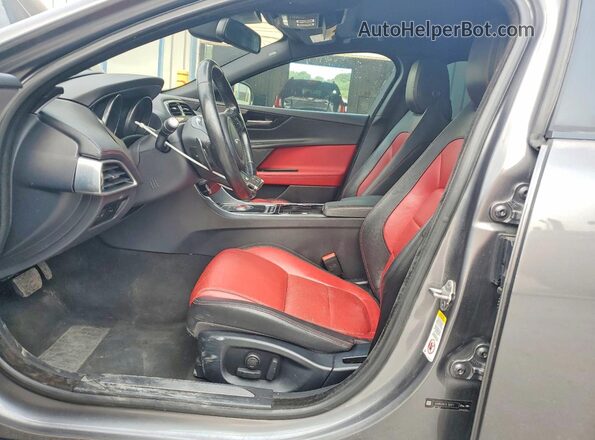 SAJAL4BN4HA971585 2017 JAGUAR XF Gray Vista del salpicadero