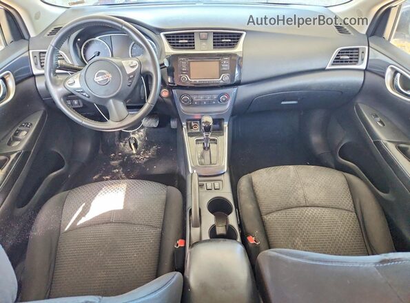 3N1AB7AP6HY271250 2017 NISSAN SENTRA White Widok zestawu wskaźników