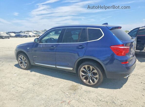 5UXWX7C5XG0R18482 2016 BMW X3 Blue Հետևի աջ
