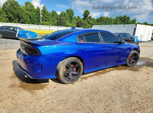 2C3CDXL90KH595360 2019 DODGE CHARGER Blue Przód prawy