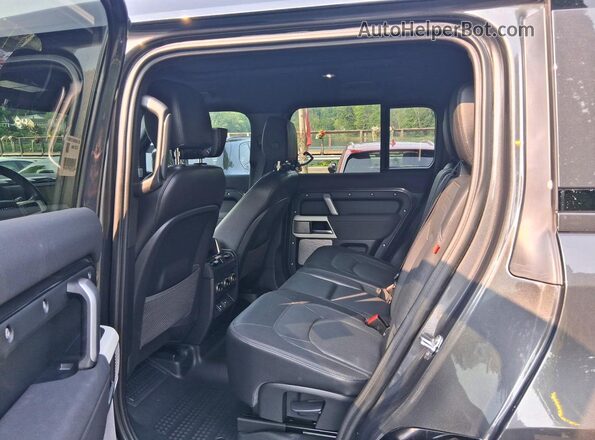 SALE2FEU3P2185201 2023 LAND ROVER DEFENDER Charcoal Vista de los asientos traseros