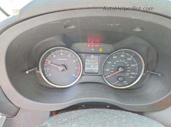 JF1GPAB61G8223540 2016 SUBARU IMPREZA Red Vista de los asientos traseros
