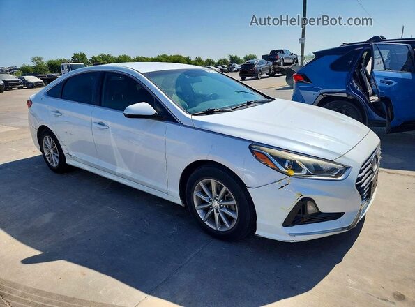 5NPE24AF1JH624758 2018 HYUNDAI SONATA White წინა ხედი