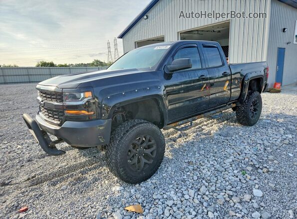 1GCVKNEC3HZ316077 2017 CHEVROLET SILVERADO Black Trasero izquierdo