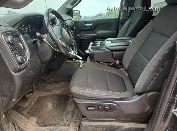 1GCUYDET6MZ295997 2021 CHEVROLET SILVERADO Gray Vista del salpicadero