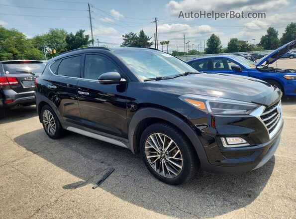 KM8J3CALXLU226321 2020 HYUNDAI TUCSON Black Widok z przodu