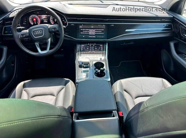 WA1EVBF15PD015447 2023 AUDI Q8 White Front interior view