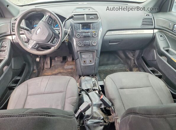 1FM5K8AR6KGB22931 2019 FORD EXPLORER Белый Вид щитка приборов