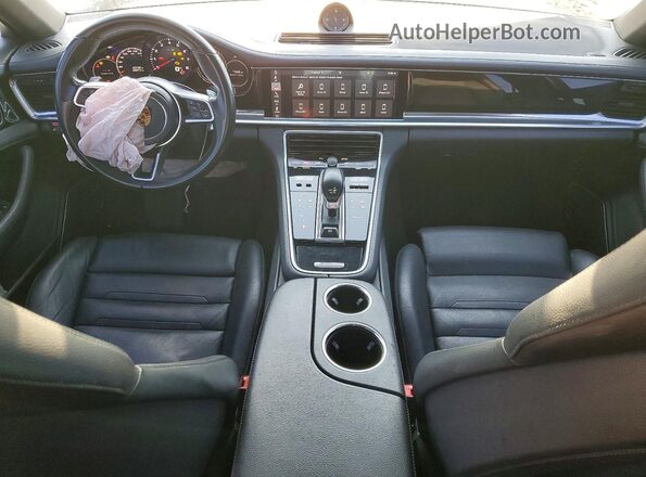WP0AA2A76JL119647 2018 PORSCHE PANAMERA Black Вид щитка приладів