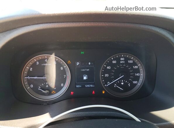 KM8J33A29GU112842 2016 HYUNDAI TUCSON Gray Vista de los asientos traseros