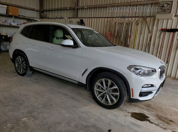5UXTR7C54KLE98449 2019 BMW X3 White Front view