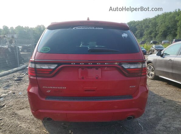 1C4RDJDG2JC362291 2018 DODGE DURANGO Red Widok wnętrza z przodu