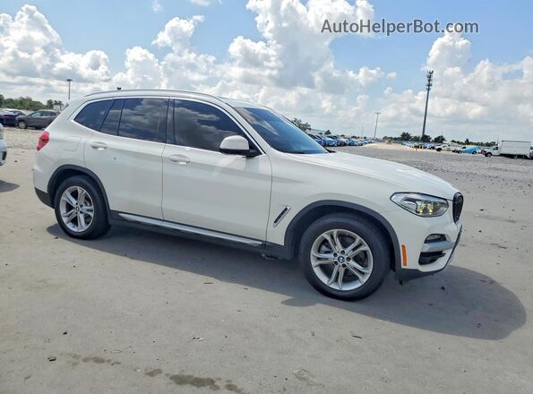 5UXTY3C09L9B62388 2020 BMW X3 White Вид спереду