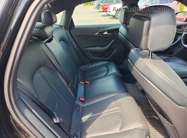 WAUHGAFC8GN007438 2016 AUDI A6 Черный Вид задней части салона