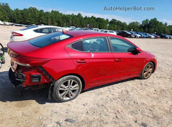 KMHD84LF6HU177802 2017 HYUNDAI ELANTRA Red Delantero derecho